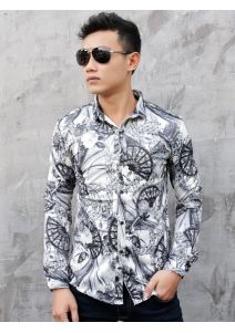 áo sơ mi nam họa tiết