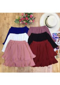 Chân váy ngắn tầng