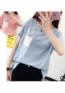 Áo thun nữ form rộng dễ thương