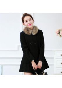 Áo khoác phối lông cổ đẹp