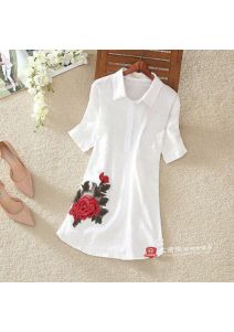 Áo sơ mi nữ form dài