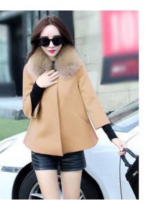 Áo khoác cổ lông