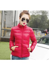 Áo khoác phao cổ trụ