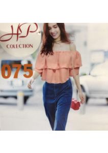 Áo voan nữ rớt vai đẹp