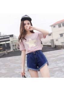 Quần short jean nữ