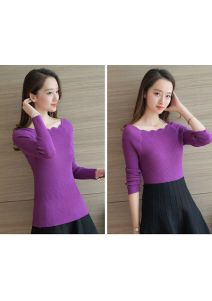 Áo thun len tay dài đẹp