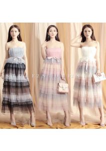 Đầm maxi cúp tầng