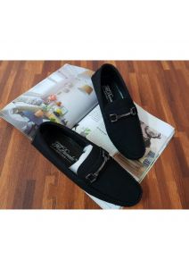 Giày Lười Nam Khóa Kim Loại Ngang Lịch Lãm